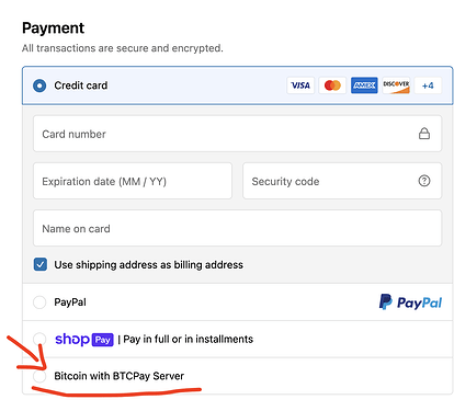 Litecoin Shop Payment